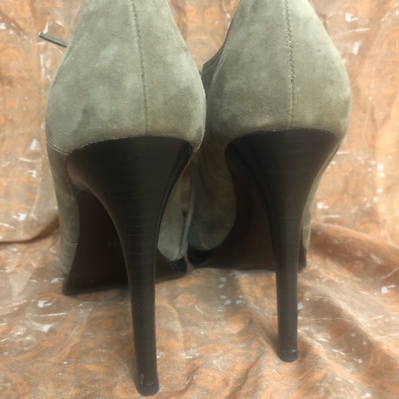 Diane von Furstenberg lace up Suede booties - Picture 2 of 5